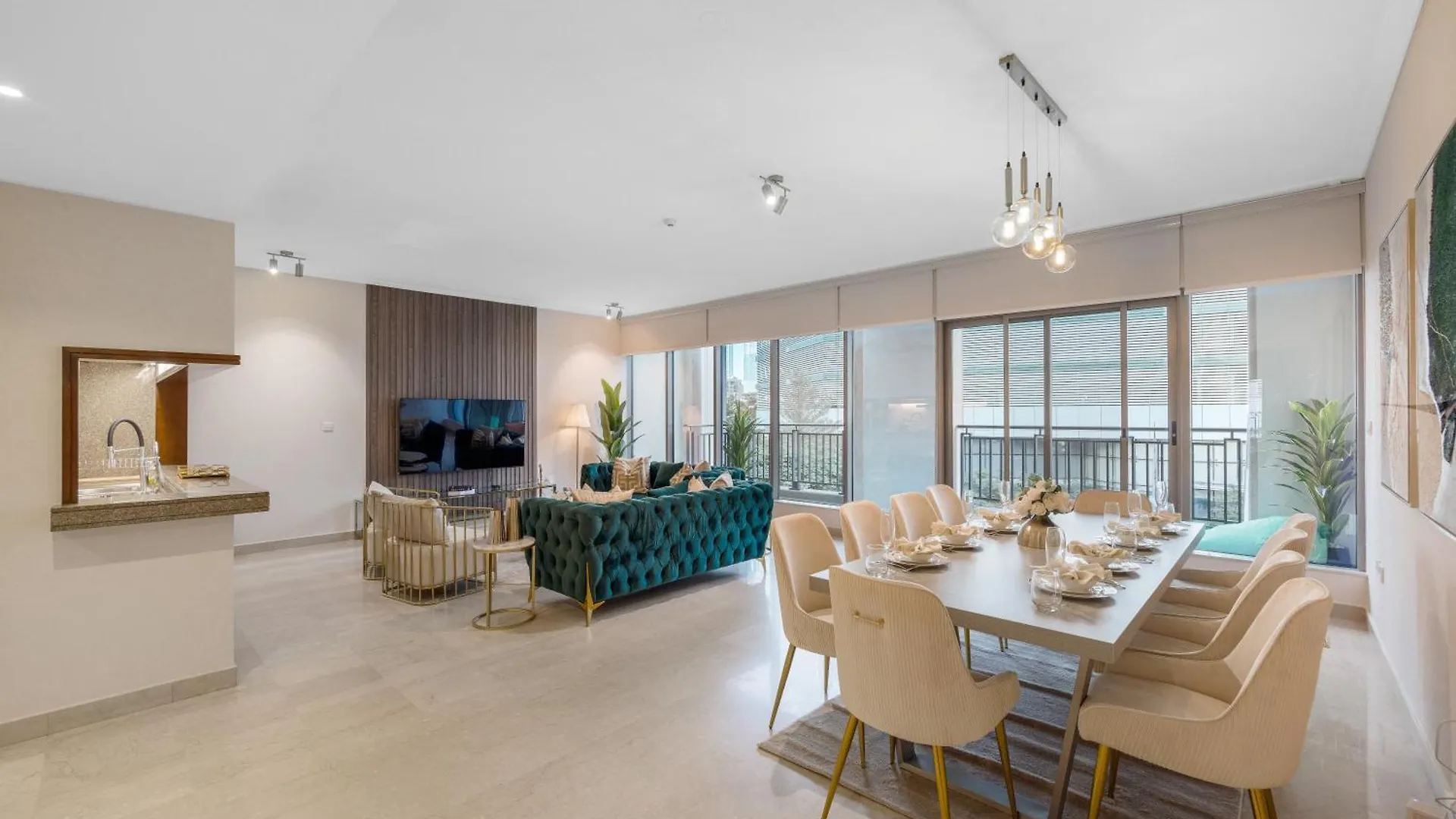 Durrani Homes - The Luxe Retreat 4Br Podium Villa With Private Jacuzzi And Burj Khalifa View Dubai Apartment